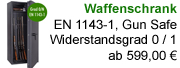 Waffenschrank EN 1143-1 als Waffentresor Grad 0 / 1 bestellen und kaufen bei eisenbach-tresore.de